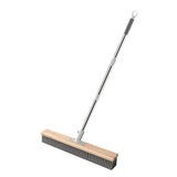 Maxbell Stainless Steel Wire Scrub Brush Outdoor Broom for Tough Stains on Concrete 50cm