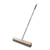 Maxbell Stainless Steel Wire Scrub Brush Outdoor Broom for Tough Stains on Concrete 40cm