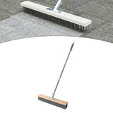Maxbell Stainless Steel Wire Scrub Brush Outdoor Broom for Tough Stains on Concrete 40cm