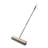 Maxbell Stainless Steel Wire Scrub Brush Outdoor Broom for Tough Stains on Concrete 30cm