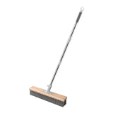 Maxbell Stainless Steel Wire Scrub Brush Outdoor Broom for Tough Stains on Concrete 30cm