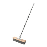 Maxbell Stainless Steel Wire Scrub Brush with Long Handle for Garden Garage Bathroom 20cm