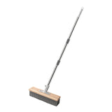 Maxbell Stainless Steel Wire Scrub Brush with Long Handle for Garden Garage Bathroom 20cm