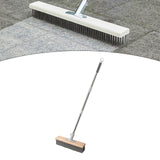 Maxbell Stainless Steel Wire Scrub Brush Outdoor Broom for Tough Stains on Concrete 20cm