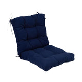 Maxbell Outdoor Seat Back Chair Cushion Rocking Seat Cushion for Balcony Living Room Navy Blue