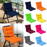 Maxbell Outdoor Seat Back Chair Cushion Rocking Seat Cushion for Balcony Living Room Navy Blue
