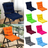 Maxbell Outdoor Seat Back Chair Cushion Rocking Seat Cushion for Balcony Living Room Navy Blue