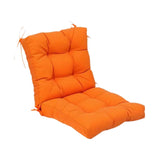 Maxbell Outdoor Seat Back Chair Cushion Rocking Seat Cushion for Balcony Living Room Orange