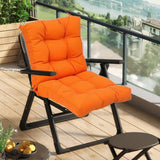 Maxbell Outdoor Seat Back Chair Cushion Rocking Seat Cushion for Balcony Living Room Orange