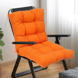Maxbell Outdoor Seat Back Chair Cushion Rocking Seat Cushion for Balcony Living Room Orange