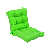 Maxbell Outdoor Seat Back Chair Cushion Rocking Seat Cushion for Balcony Living Room Green