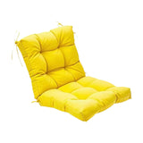 Maxbell Outdoor Seat Back Chair Cushion Rocking Seat Cushion for Balcony Living Room Yellow