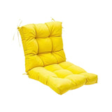 Maxbell Outdoor Seat Back Chair Cushion Rocking Seat Cushion for Balcony Living Room Yellow