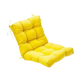 Maxbell Outdoor Seat Back Chair Cushion Rocking Seat Cushion for Balcony Living Room Yellow