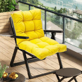 Maxbell Outdoor Seat Back Chair Cushion Rocking Seat Cushion for Balcony Living Room Yellow