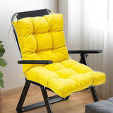Maxbell Outdoor Seat Back Chair Cushion Rocking Seat Cushion for Balcony Living Room Yellow