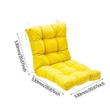 Maxbell Outdoor Seat Back Chair Cushion Rocking Seat Cushion for Balcony Living Room Yellow