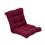 Maxbell Outdoor Seat Back Chair Cushion Rocking Seat Cushion for Balcony Living Room Dark Red