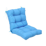 Maxbell Outdoor Seat Back Chair Cushion Rocking Seat Cushion for Balcony Living Room Blue