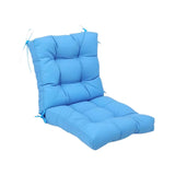 Maxbell Outdoor Seat Back Chair Cushion Rocking Seat Cushion for Balcony Living Room Blue