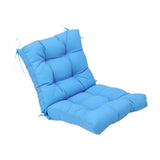 Maxbell Outdoor Seat Back Chair Cushion Rocking Seat Cushion for Balcony Living Room Blue