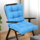 Maxbell Outdoor Seat Back Chair Cushion Rocking Seat Cushion for Balcony Living Room Blue