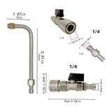 Maxbell High Pressure Washer Extension Wand 1/4 inch Quick Connect Premium Accessory 90 Degree Curved
