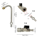 Maxbell High Pressure Washer Extension Wand 1/4 inch Quick Connect Premium Accessory U Shape
