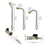 Maxbell High Pressure Washer Extension Wand 1/4 inch Quick Connect Premium Accessory Combo
