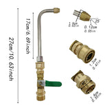 Maxbell High Pressure Washer Extension Wand Replacement Easy to Install Hose Adapter 90 Degree M22