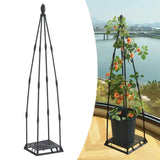 Maxbell Garden Trellis for Climbing Plants Plant Support for Courtyard Flowers Roses M