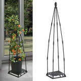 Maxbell Garden Trellis for Climbing Plants Plant Support for Courtyard Flowers Roses L