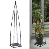Maxbell Garden Trellis for Climbing Plants Plant Support for Courtyard Flowers Roses L