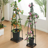 Maxbell Garden Trellis for Climbing Plants Plant Support for Courtyard Flowers Roses L