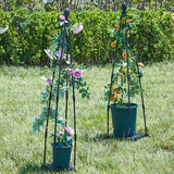 Maxbell Garden Trellis for Climbing Plants Plant Support for Courtyard Flowers Roses L