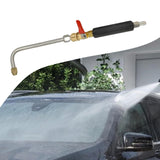 Maxbell Pressure Washer Extension Wand 1/4 inch Quick Connect Professional Accessory 90 Degree Curved