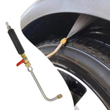 Maxbell Pressure Washer Extension Wand 1/4 inch Quick Connect Professional Accessory 90 Degree Curved