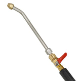 Maxbell Pressure Washer Extension Wand 1/4 inch Quick Connect Professional Accessory 25 Degree Curved