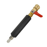 Maxbell Pressure Washer Extension Wand 1/4 inch Quick Connect Professional Accessory 25 Degree Curved