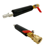Maxbell Pressure Washer Extension Wand 1/4 inch Quick Connect Professional Accessory 25 Degree Curved