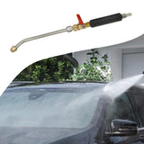 Maxbell Pressure Washer Extension Wand 1/4 inch Quick Connect Professional Accessory 25 Degree Curved