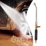 Maxbell Pressure Washer Extension Wand 1/4 inch Quick Connect Professional Accessory 25 Degree Curved