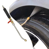 Maxbell Pressure Washer Extension Wand 1/4 inch Quick Connect Professional Accessory 25 Degree Curved