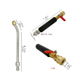 Maxbell Pressure Washer Extension Wand M22 Quick Connect Replacement Clean Rod Parts 25 Degree Curved