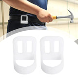 Maxbell 2Pcs Hammer Holder Detachable Holds Hammers, Hatchet, or Mallet Waist Hanger