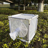 Maxbell Net Cage 9.84x9.84x9.84inch Box Feeding Net Cage for Backyard Outdoor Garden