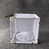 Maxbell Net Cage 9.84x9.84x9.84inch Box Feeding Net Cage for Backyard Outdoor Garden