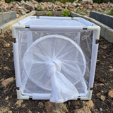 Maxbell Net Cage 9.84x9.84x9.84inch Box Feeding Net Cage for Backyard Outdoor Garden