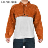 Maxbell Welding Cape Sleeve Fireproof Long Sleeves for Cutting Woodworking Gardening
