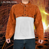 Maxbell Welding Cape Sleeve Fireproof Long Sleeves for Cutting Woodworking Gardening